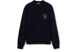 Cardigan aus Wollstrick mit Stickerei