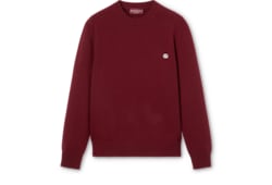 Wool cashmere sweater with embroidery