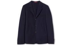 Chaqueta sencilla de lana doble de cashmere