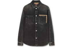 T-shirt en denim de coton délavé