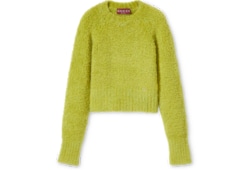 Pullover aus gebürsteter Woll-Mohair-Mischung