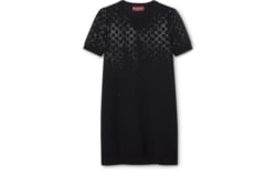 Fine wool dress with GG crystals