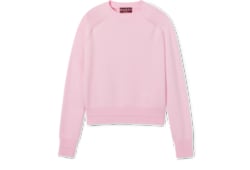 Wool cashmere sweater with embroidery