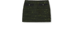 Wool bouclé skirt