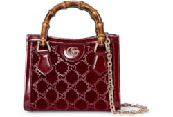 Gucci Diana crystals small tote bag