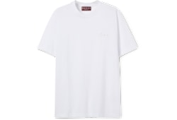 Cotton jersey T-shirt with embroidery