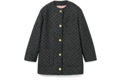 Jacke aus strukturiertem GG Wolltweed