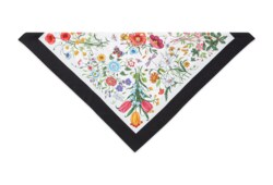 Printed silk headband