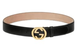 Ceinture avec boucle GG enlacés