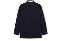 Selvedge cotton shirt with Gucci detail