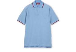 Cotton piquet polo shirt with embroidery