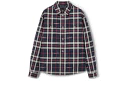 Tartan cotton jacquard padded shirt