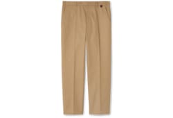 Cotton twill pants with Web detail