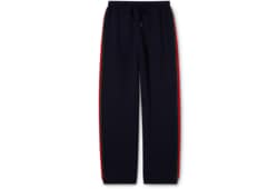 Freizeithose aus Wollstrick mit Web