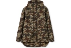 Chaqueta acolchada jacquard algodón mármol GG