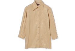 Diagonal GG silk jacquard shirt