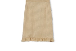 Diagonal GG silk jacquard skirt