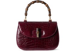 Gucci Bamboo 1947 crocodile medium bag