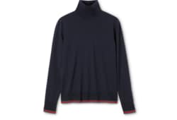 Col roulé en maille de laine fine