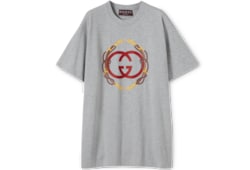 Camiseta de punto de algodón con estampado