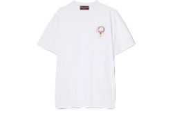 T-shirt in jersey di cotone con ricamo