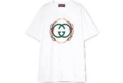 Cotton jersey T-shirt with print