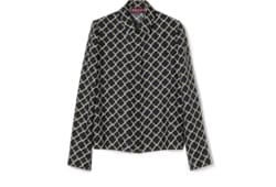 Camisa de sarga de seda con estampado