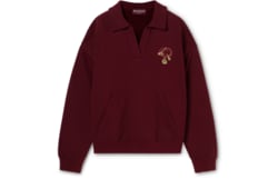 Sweatshirt aus Baumwolljersey mit Stickerei