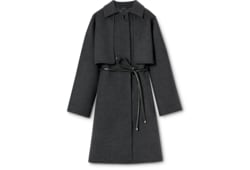 Cappotto in lana e seta