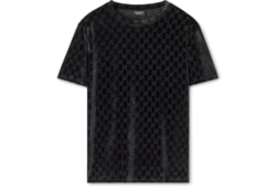 GG stretch velvet devoré T-shirt