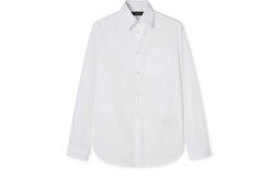 Camicia in popeline di cotone con ricamo