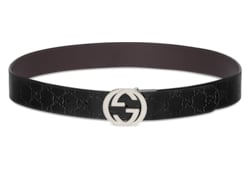 Ceinture réversible avec boucle GG