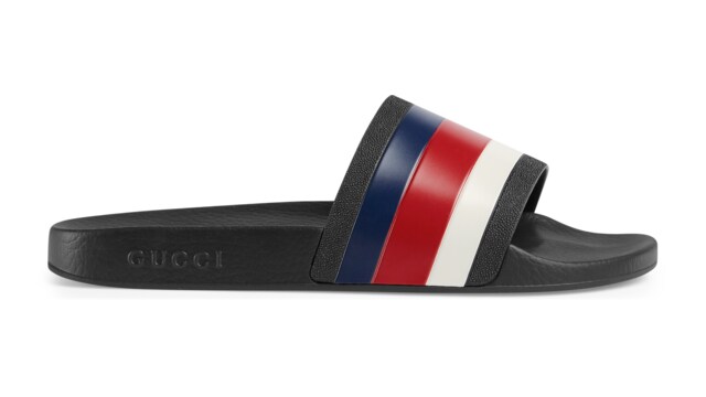 Rubber slide sandal - Gucci Men's Sandals & Slides 308234GIB101098