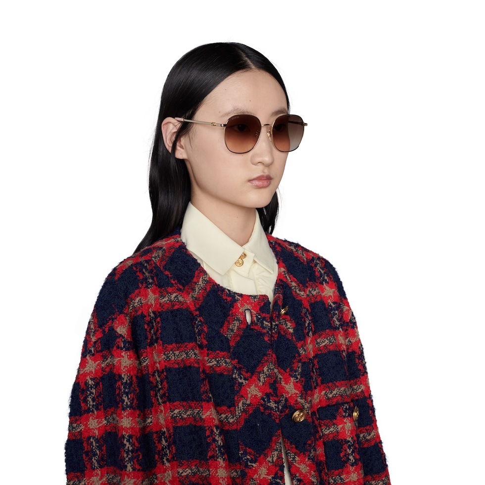 로우 노즈 브릿지 핏 라운드 선글라스