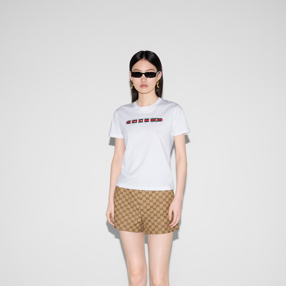 コットンジャージー プリント Tシャツ