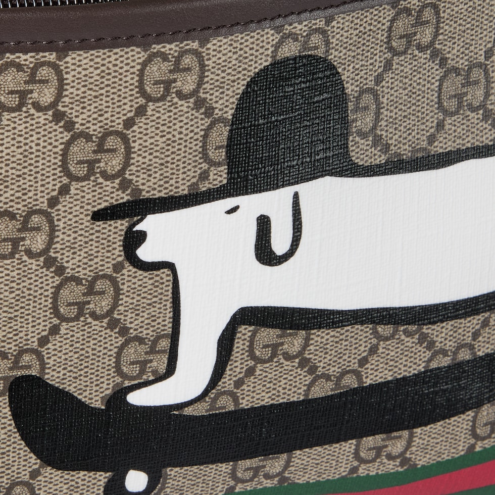 Sac à dos pour enfant en tissu GG à imprimé