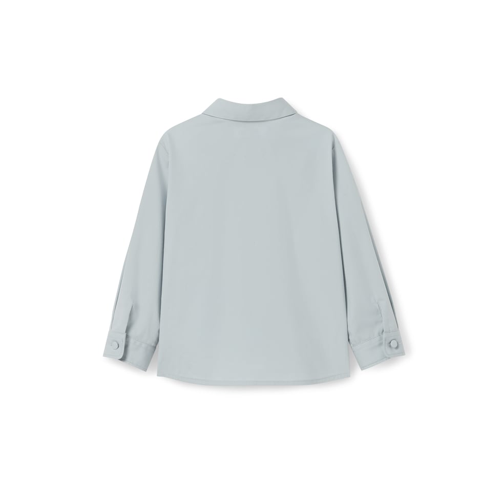 〔ベビー〕コットンポプリン シャツ