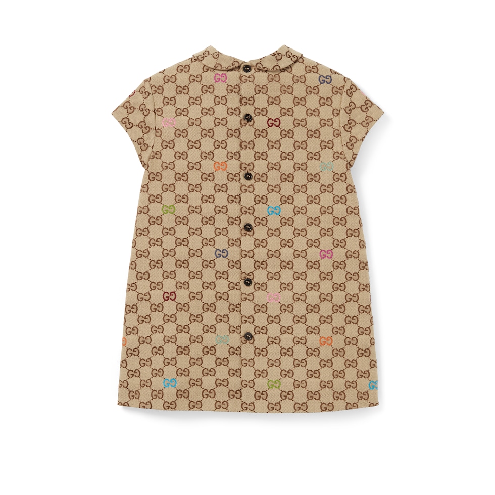 Children's GG canvas dress