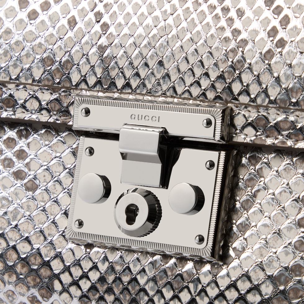 Padlock python small top handle bag