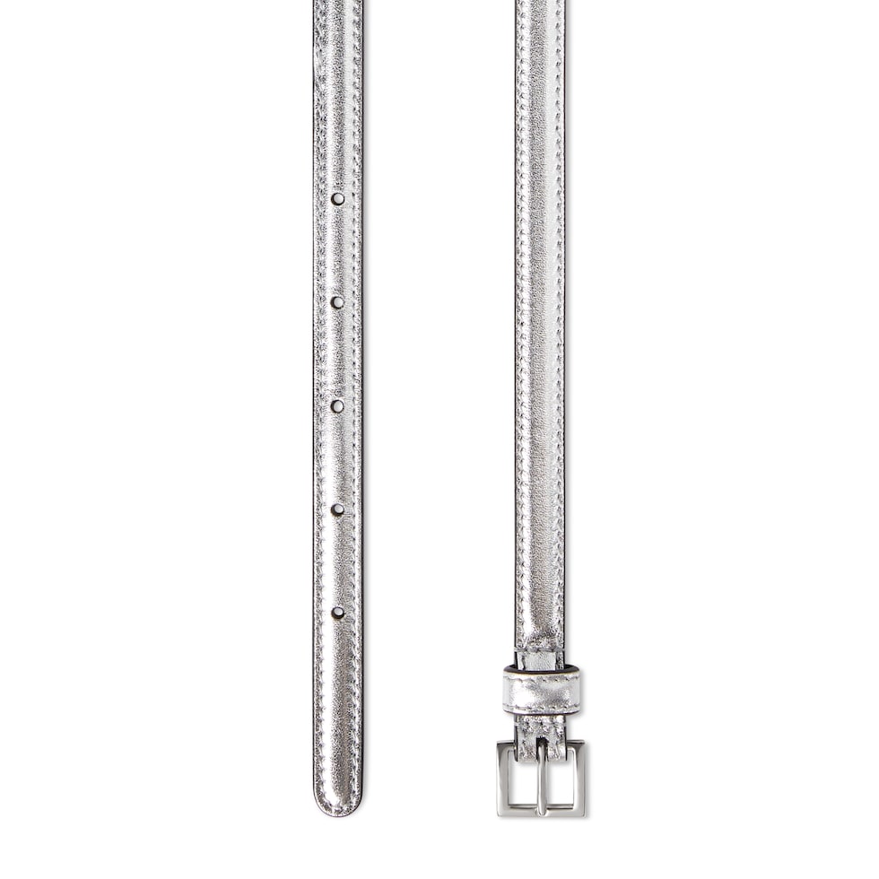 Thin belt with crystal Horsebit