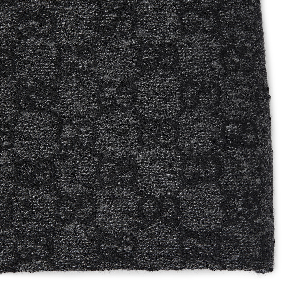 GG boutonné wool tweed skirt