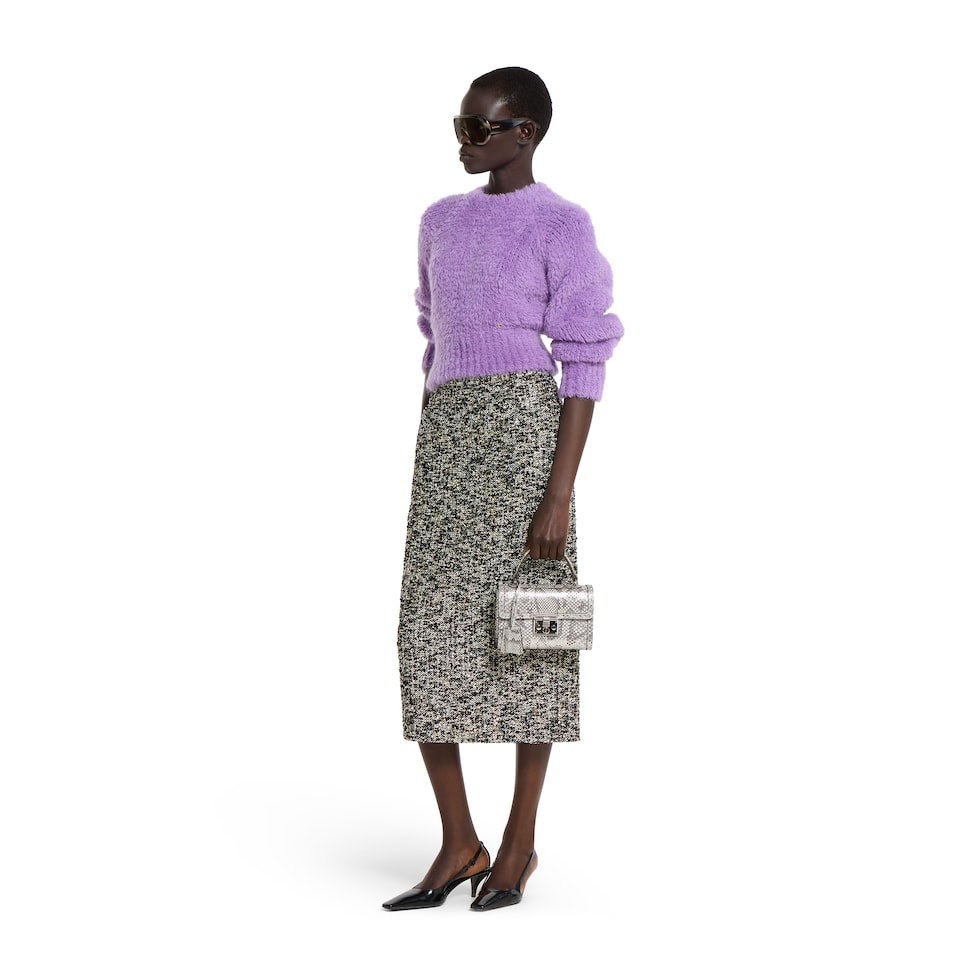 Padlock python small top handle bag