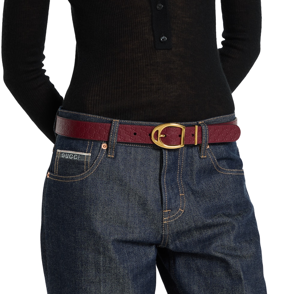 Cinturón con hebilla de estribo