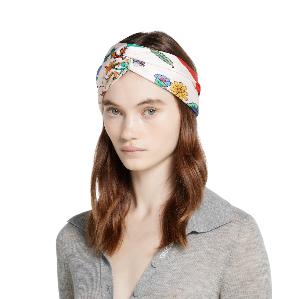 90 x 90 project printed silk carré