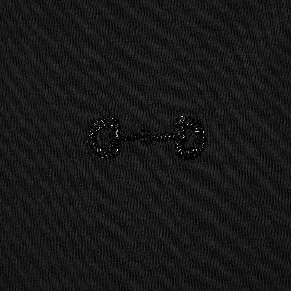 Cotton jersey T-shirt with embroidery