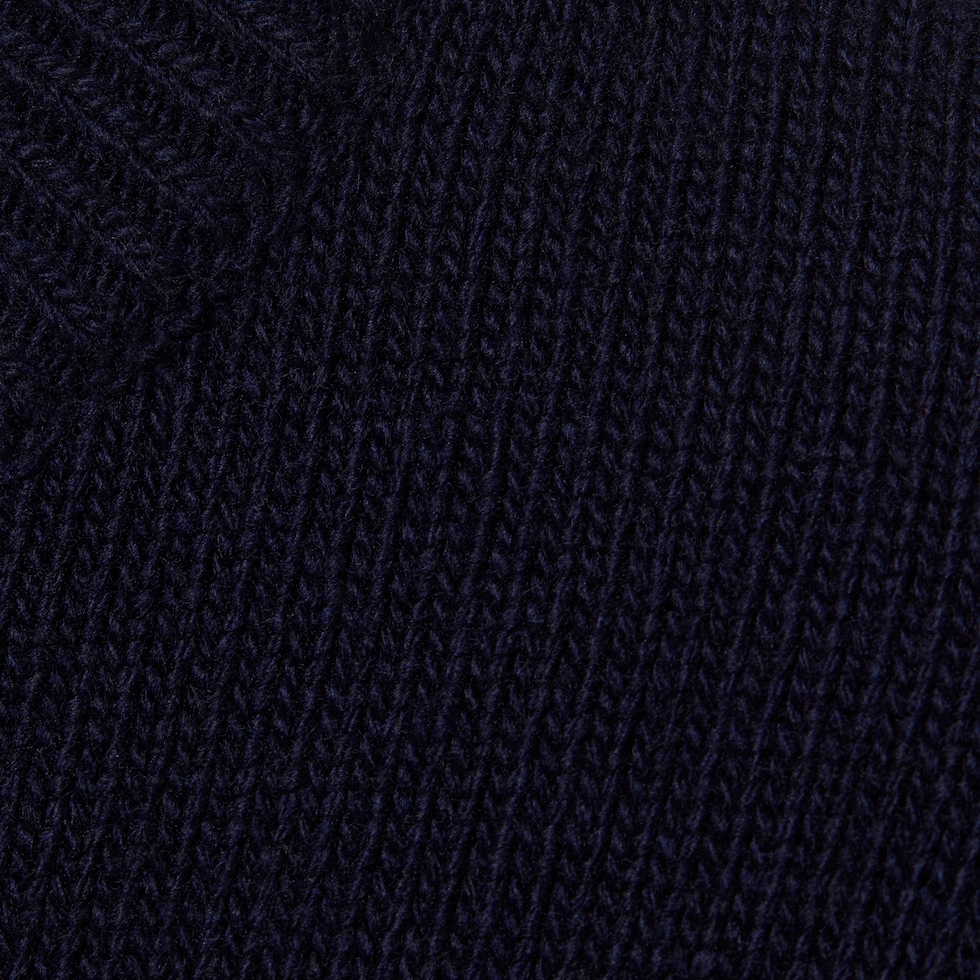 Knit wool sweater with intarsia