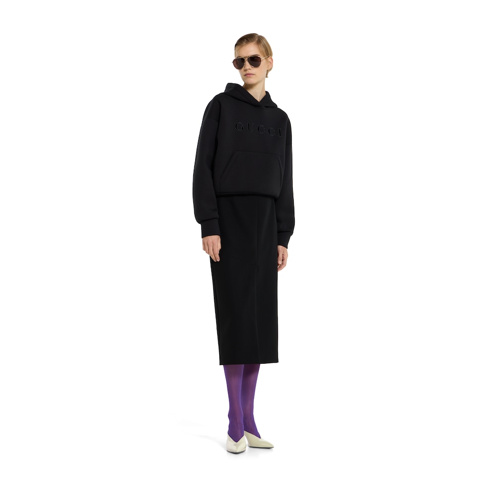 エンブロイダリー付き ジャージー スウェットシャツ