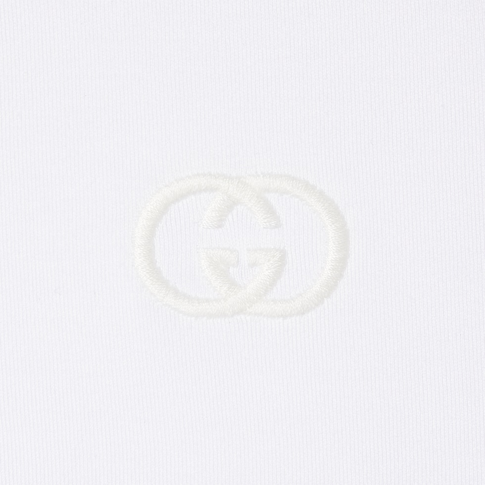 Cotton jersey T-shirt with embroidery