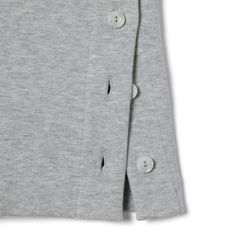 Cotton jersey leisure pants with Web