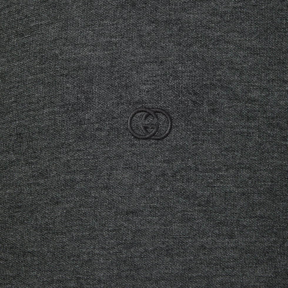 Double jersey jacquard zip jacket